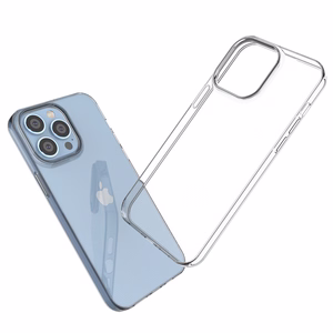 Ultra Clear 0.5mm iPhone 14 Pro Max kate geel läbipaistev