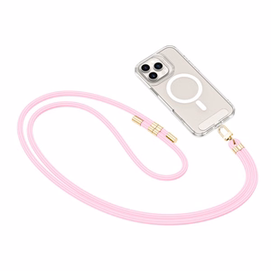 TECH-PROTECT C7S nöörist crossbody rihm heleroosa/kuldne