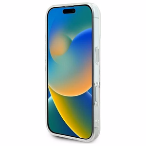 Guess IML Heart Ümbris jaoks iPhone 16 plus - läbipaistev