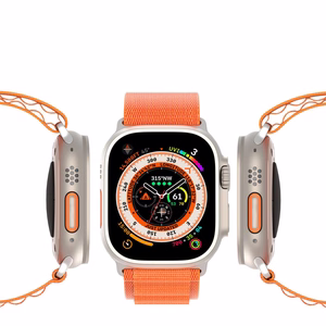 DUX DUCIS strap GS nylon jaoks Apple Watch 42 / 44 / 45 / 49 mm oranž