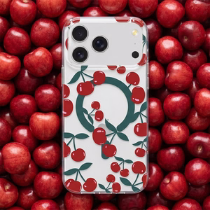 Cherry Mag ümbris Samsung Galaxy S26 Ultra jaoks läbipaistev