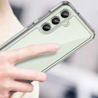 Outer Space Ümbris with Gel Frame jaoks Samsung Galaxy S24 FE - läbipaistev