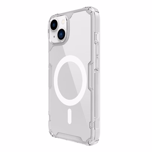 Магнитный чехол Nillkin Nature TPU Pro для Apple iPhone 14 Plus (Белый)