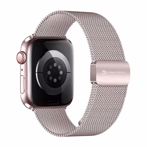 Strap for Apple Watch Forcell F-Design FA14 magnetic steel 42 / 44 / 45 / 49 mm pink
