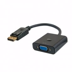 Savio CL-90 videokaabli adapter 0,2 m DisplayPort VGA (D-Sub) must