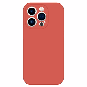 Силиконовый чехол Tel Protect Premium для iPhone 14 Pro Max коралловый
