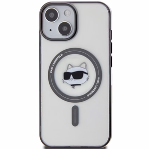 Karl Lagerfeld KLHMP15MHCHNOTK iPhone 15 Plus 6.7" läbipaistev hardcase IML Choupette`s Head MagSafe