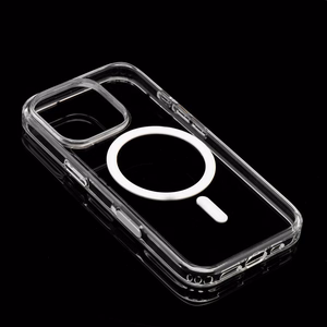 Clear Mag Cover Elite STR ümbris mudelile iPhone 17 Pro / 18 Pro, MagSafe'iga ühilduv, kolletumisvastasest materjalist ja Camera Controli nupuga – läbipaistev