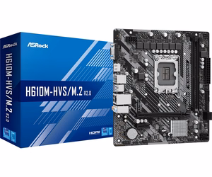 Asrock H610M-HVS/M.2 R2.0 emaplaat Intel H610 LGA 1700 micro ATX