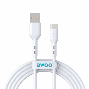 BWOO кабель USB - USB-C 2m 3A белый