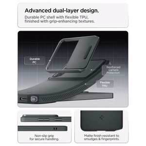 Spigen Optik Armor ümbris Samsung Galaxy S26 Ultra - roheline