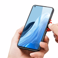 Dux Ducis Fino nailonist kattega ümbris Oppo Reno7 Pro 5G must