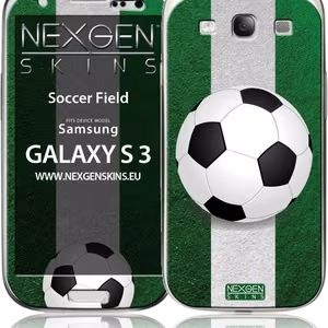 Nexgen Soccer Field 3D dekoratiivne kleebiste komplekt Samsung Galaxy S3 jaoks