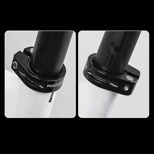 Rockbros 41210091001 bicycle seat clamp - black