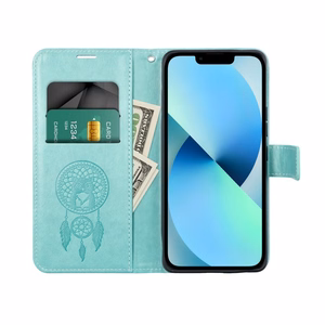 MEZZO Чехол-книжка для SAMSUNG A27 ловец снов зеленый