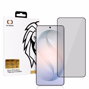 Karastatud klaas Tel Protect 10X Privacy Titanium Samsung Galaxy S26 Plus jaoks sõrmejälje avamisega