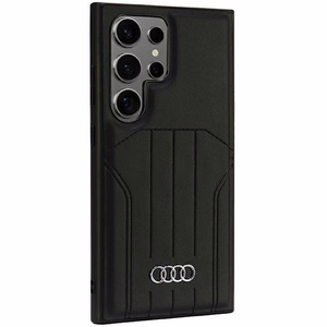 Audi Synthetic Leather MagSafe S24 Ultra S928 чёрный/чёрный жёсткий чехол AU-TPUPCMS24U-Q5/D1-BK