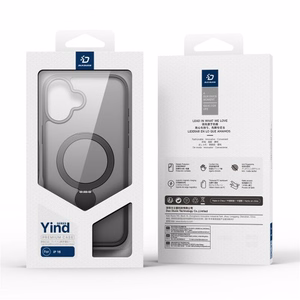 Telefoni ümbris Dux Ducis Yind 360 Ring Stand Apple iPhone 16 Pro Max must