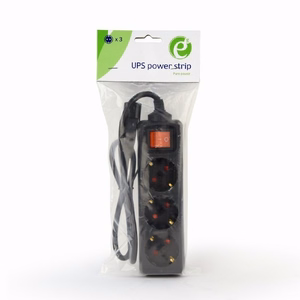 Gembird UPS toitekaabli pikendus 0.6m 3 pistikupesa EG-PSU3-01
