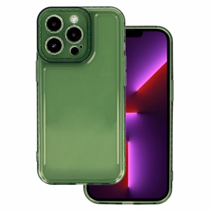Crystal Diamond 2mm Ümbris jaoks Iphone 13 Pro Max läbipaistev roheline