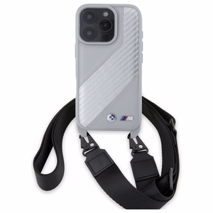 BMW M Edition Carbon Stripe & Strap iPhone 16 Pro Max Ümbris - hall