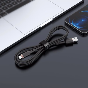 Acefast кабель MFI USB - Lightning 1.2m, 2.4A чёрный (C2-02 black)