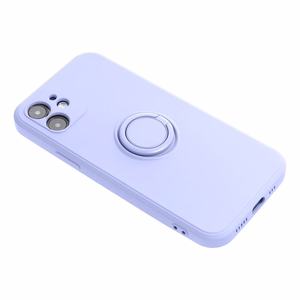 SILICONE RING ümbris jaoks XIAOMI Redmi Note 14 Pro Plus 5G violet
