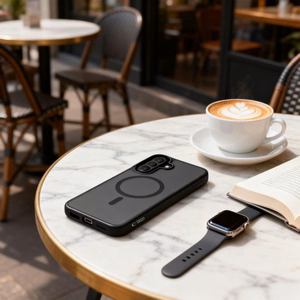 Tech-Protect Magmat MagSafe ümbris Samsung Galaxy A36 / A37 / A56 / A27 5G - matt must