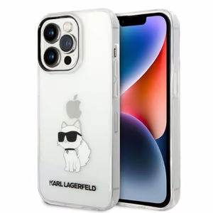 Karl Lagerfeld KLHCP14XHNCHTCT iPhone 14 Pro Max 6.7" läbipaistev hardcase Ikonik Choupette