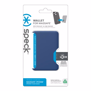 Speck ClickLock magnetrahakott MagSafe'ile, Coastal Blue / Space Blue värvitoonis