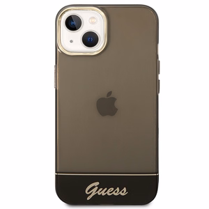 Guess GUHCP14MHGCOK iPhone 14 Plus 6.7" чёрный/чёрный жёсткий чехол Translucent