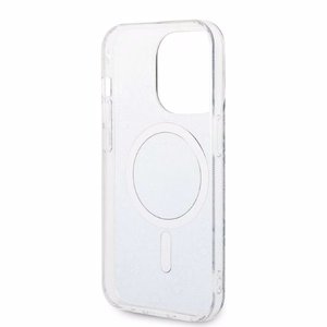 GUESS set jaoks IPHONE 14 Pro compatible with MagSafe GUBPP14LH4EACSB (Bundle Pack / Ümbris + Charger / 4G) kuldne sinine