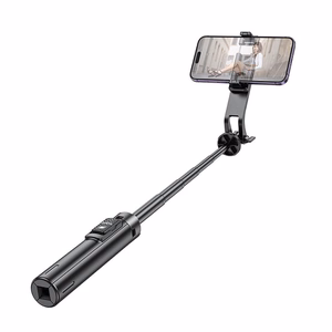 Selfie kepp Hoco kolmjalg juhtmevaba puldiga K21 must