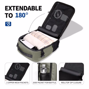 Tech-Protect Defender S50 Backpack jaoks Ryanair & Wizzar, 20L Laptop - Olive