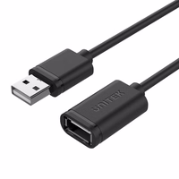 Unitek Y-C450GBK USB kaabel 2 m USB 2.0 USB A must