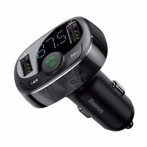 Bluetooth transmitter / car Laadija Baseus S-09A (Overseas Edition) - must