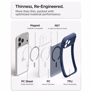 Spigen Ultra Hybrid MagSafe ümbris iPhone 18 Pro Max / 17 Pro Max jaoks, tumesinine