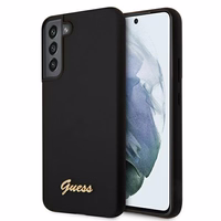 Guess GUHCS22MLSLMGBK S22+ S906 must/must hardcase Silicone Script Metal Logo