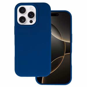 Tel Protect Silicone Premium для Iphone 16 Pro тёмно-синий