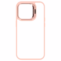 Tel Protect Kickstand Ümbris + camera glass (lens) jaoks Iphone 14 Pro Max light roosa