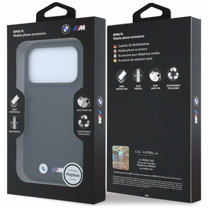 BMW M Quadrille Kevlar metalllogoga MagSafe-ümbris iPhone 17 Pro Max / 18 Pro Max jaoks, must