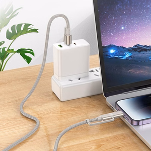 Kaabel All-in-one USB C / Lightning to USB C / Auto suitsetaja pesa Hoco PD 3A 60W 1,2 m U138 must