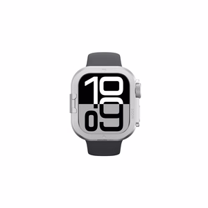 AmazingThing Titan Pro Metal Ümbris jaoks Apple Watch 11 46mm Aluminum - Silver