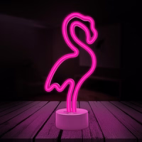 Neon LED on alus FLAMINGO roosa USB-C FSC-11 Forever Light