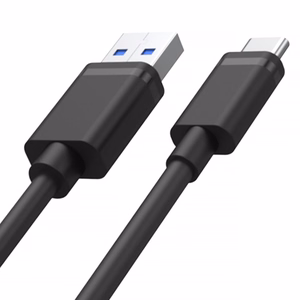 UNITEK USB-A — USB-C kaabel 25CM, Y-C480BK