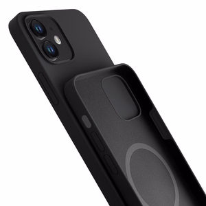 3mk Silicone Case для iPhone 12 mini - чёрный