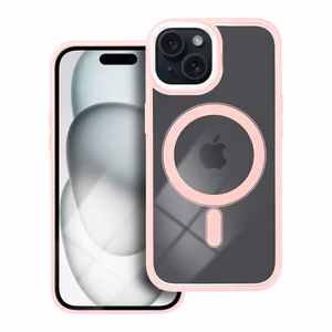 COLOR EDGE MAG COVER Ümbris compatible with MagSafe jaoks IPHONE 15 roosa