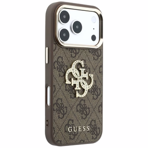Ümbris mudelile IPHONE 18 Pro Max/17 Pro Max (Big Strass Logo 4G) (värv: pruun)