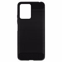 Back Ümbris CARBON jaoks XIAOMI REDMI NOTE 12 5G/POCO X5 Must