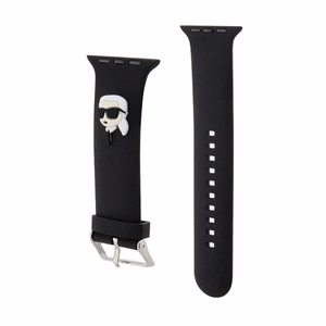 Karl Lagerfeld 3D Rubber Karl Head rihm must Apple Watch 38/40/41mm jaoks